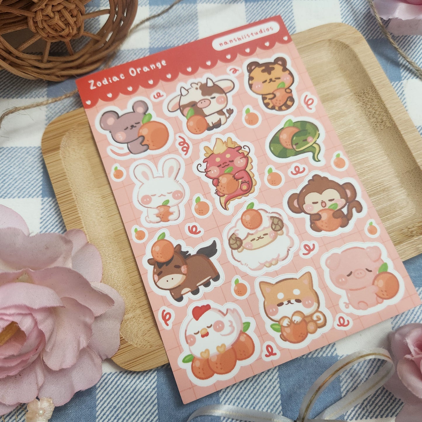 Zodiac Orange - Sticker Sheet