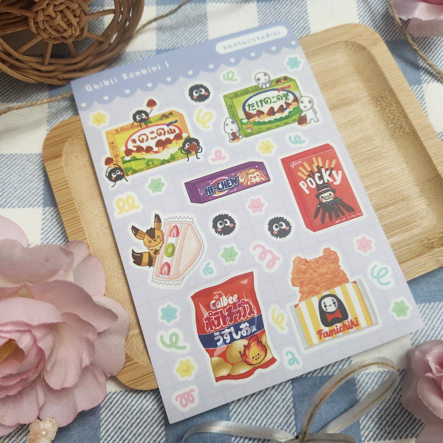 Ghibli Konbini I - Sticker Sheet