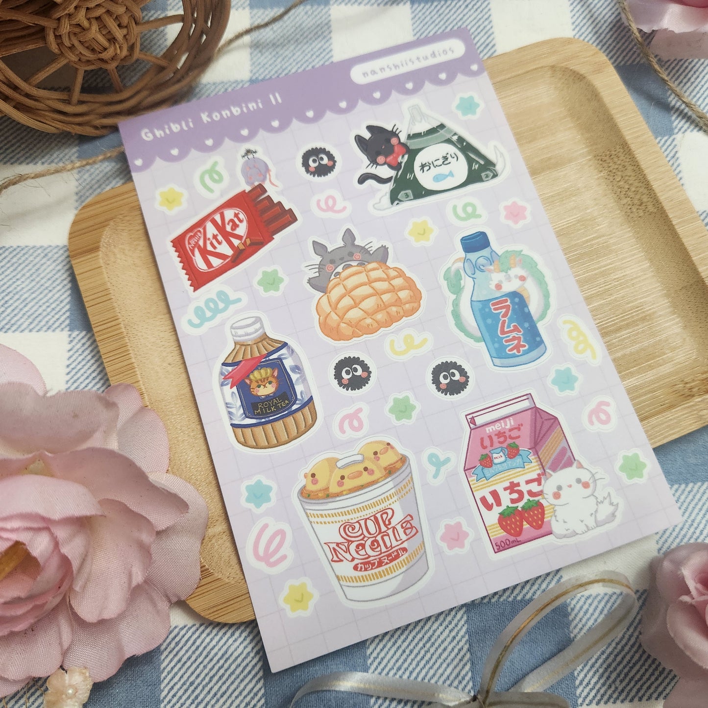 Ghibli Konbini II - Sticker Sheet