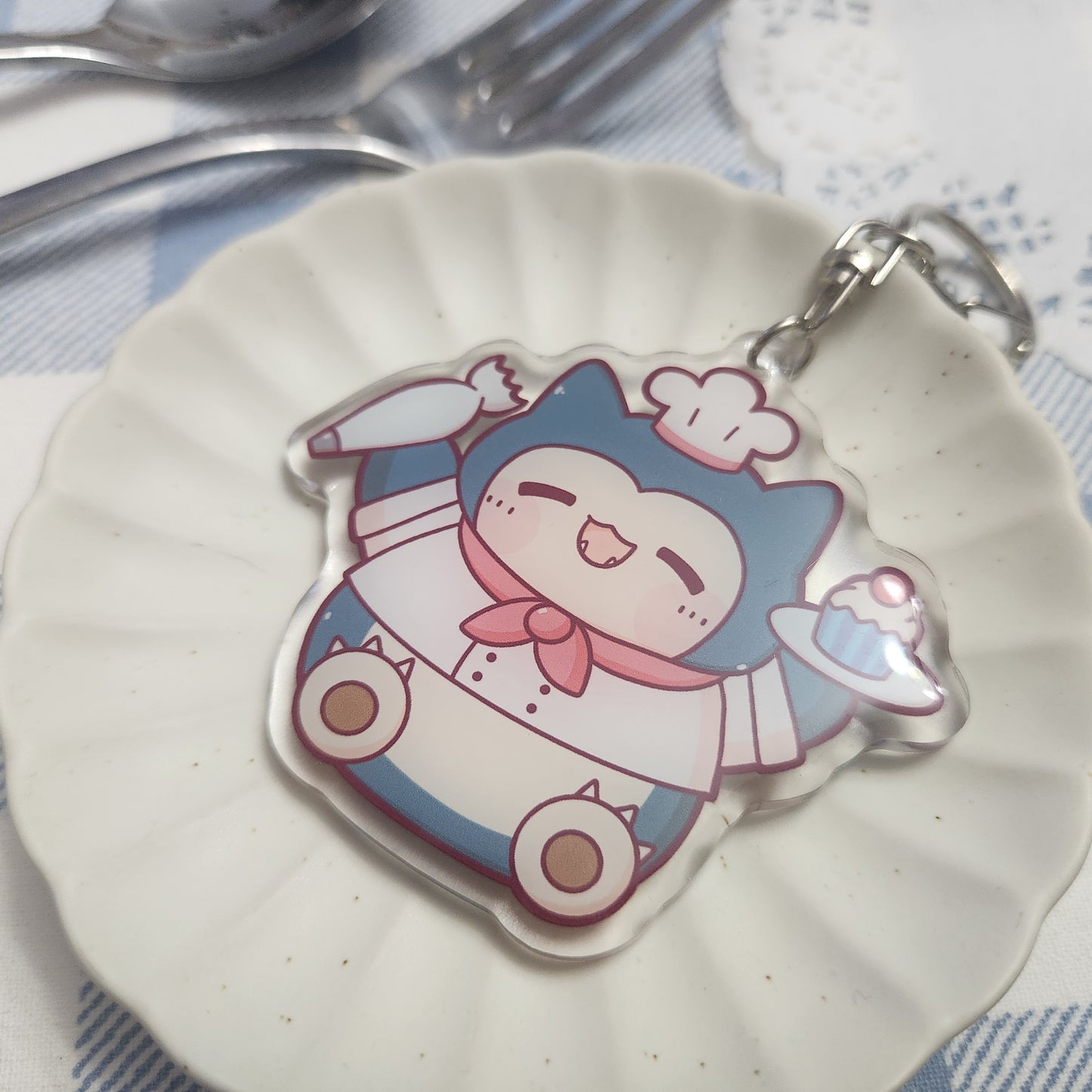 Pokemon Restaurant: Snorlax - Acrylic Charm