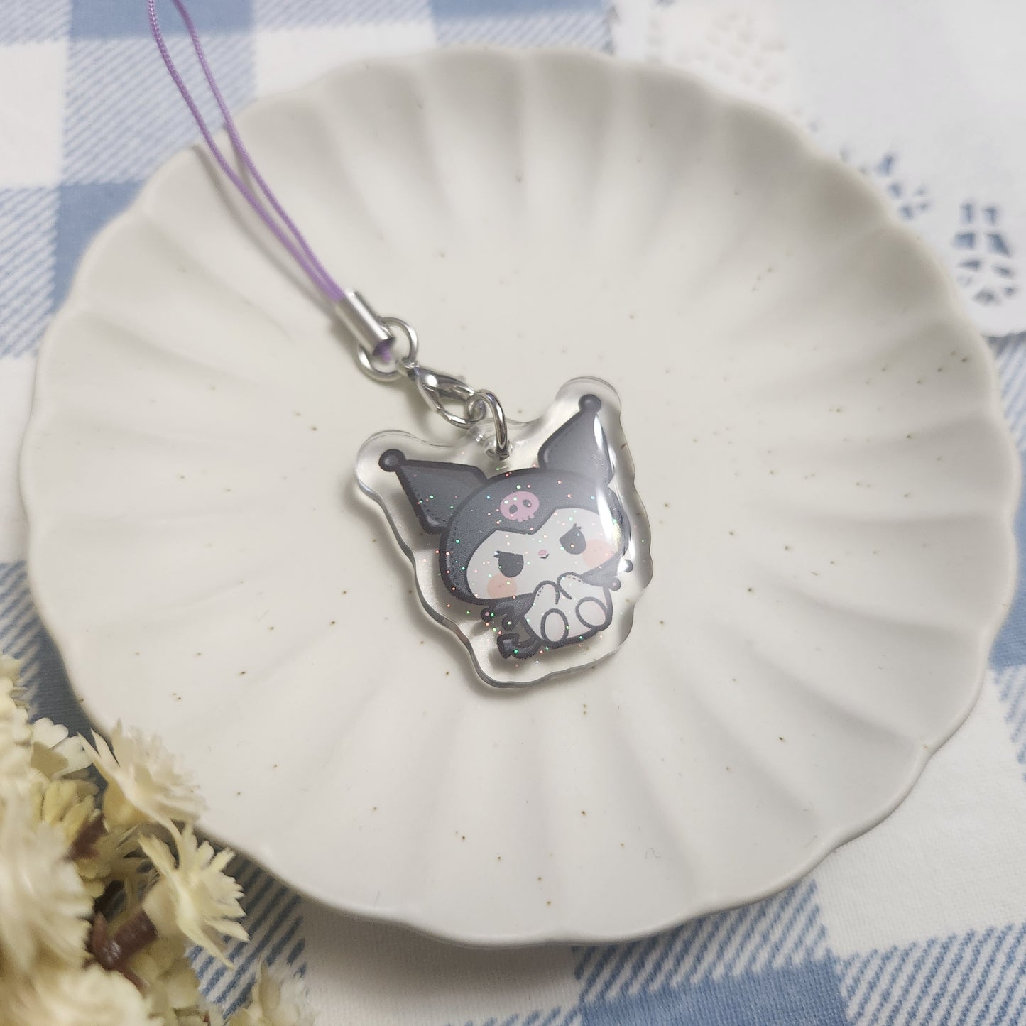 Smol Kuromi - Acrylic Charm