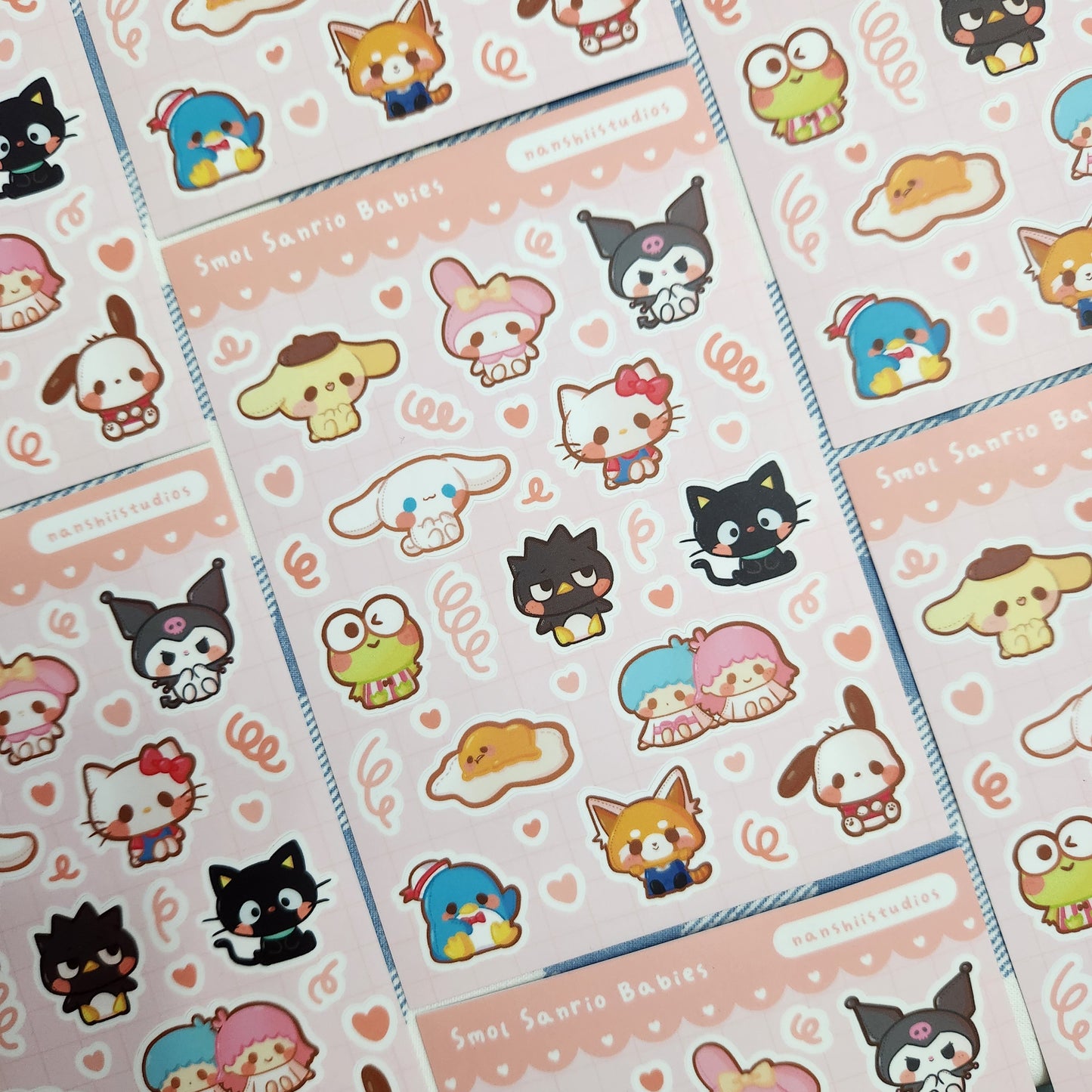 Smol Sanrio Babies - Sticker Sheet