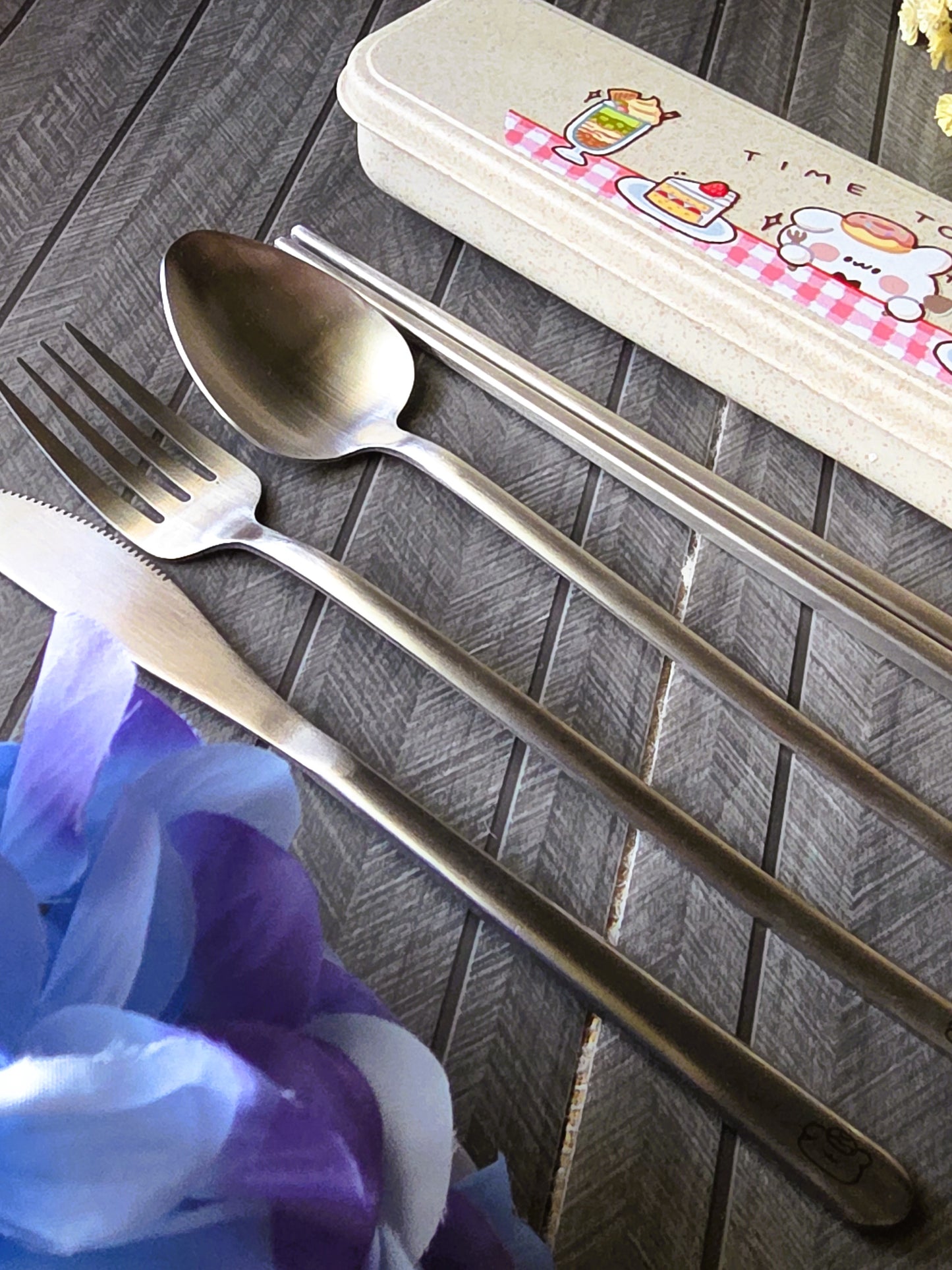Donut Cutlery Set