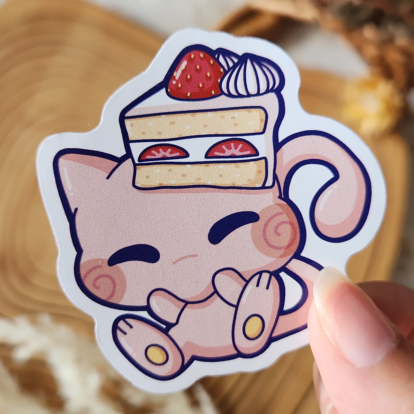 Mew (Heads Up! Series) - Sticker
