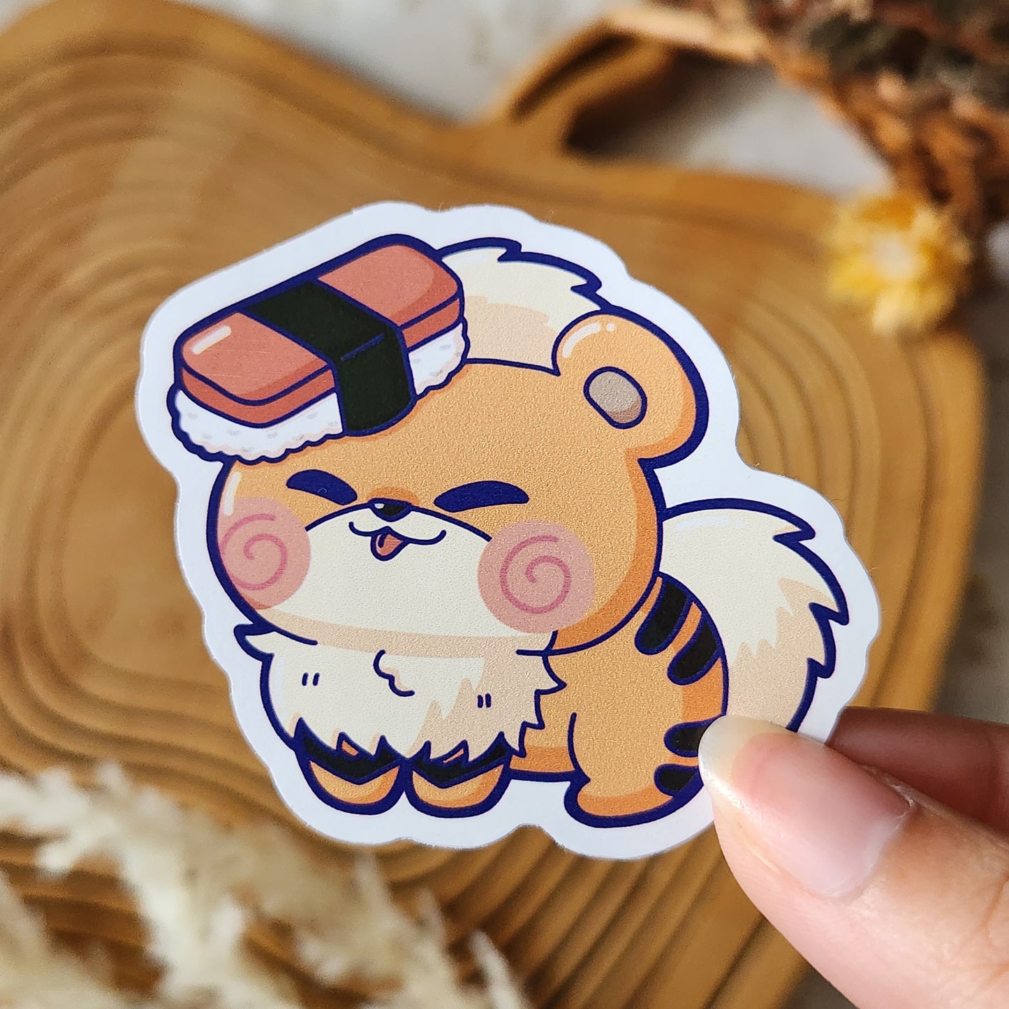 Growlithe (Heads Up! Series) - Sticker