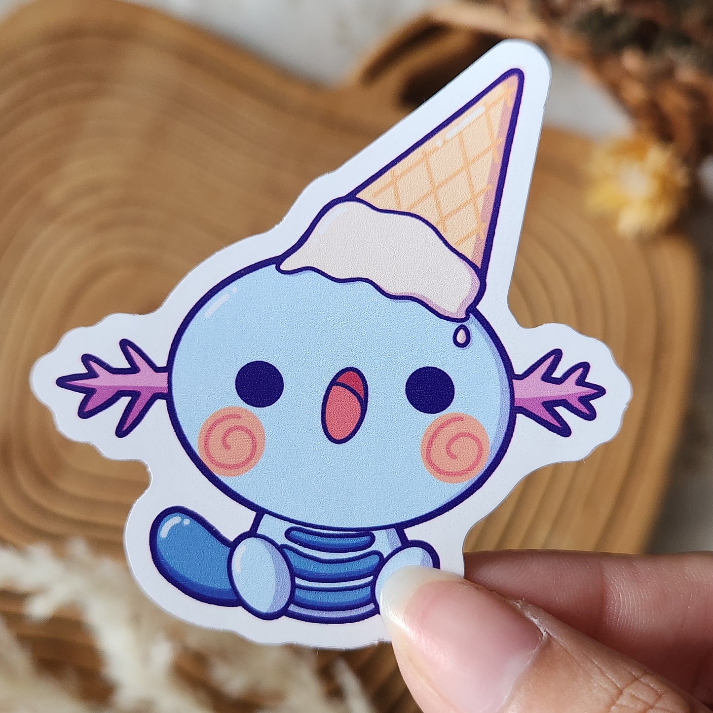 Wooper (Heads Up! Series) - Sticker