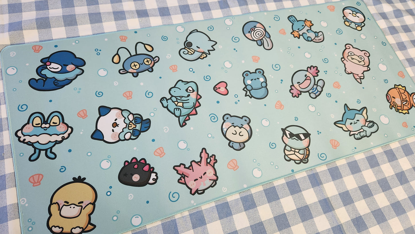 Water Pokemon - Desk Mat
