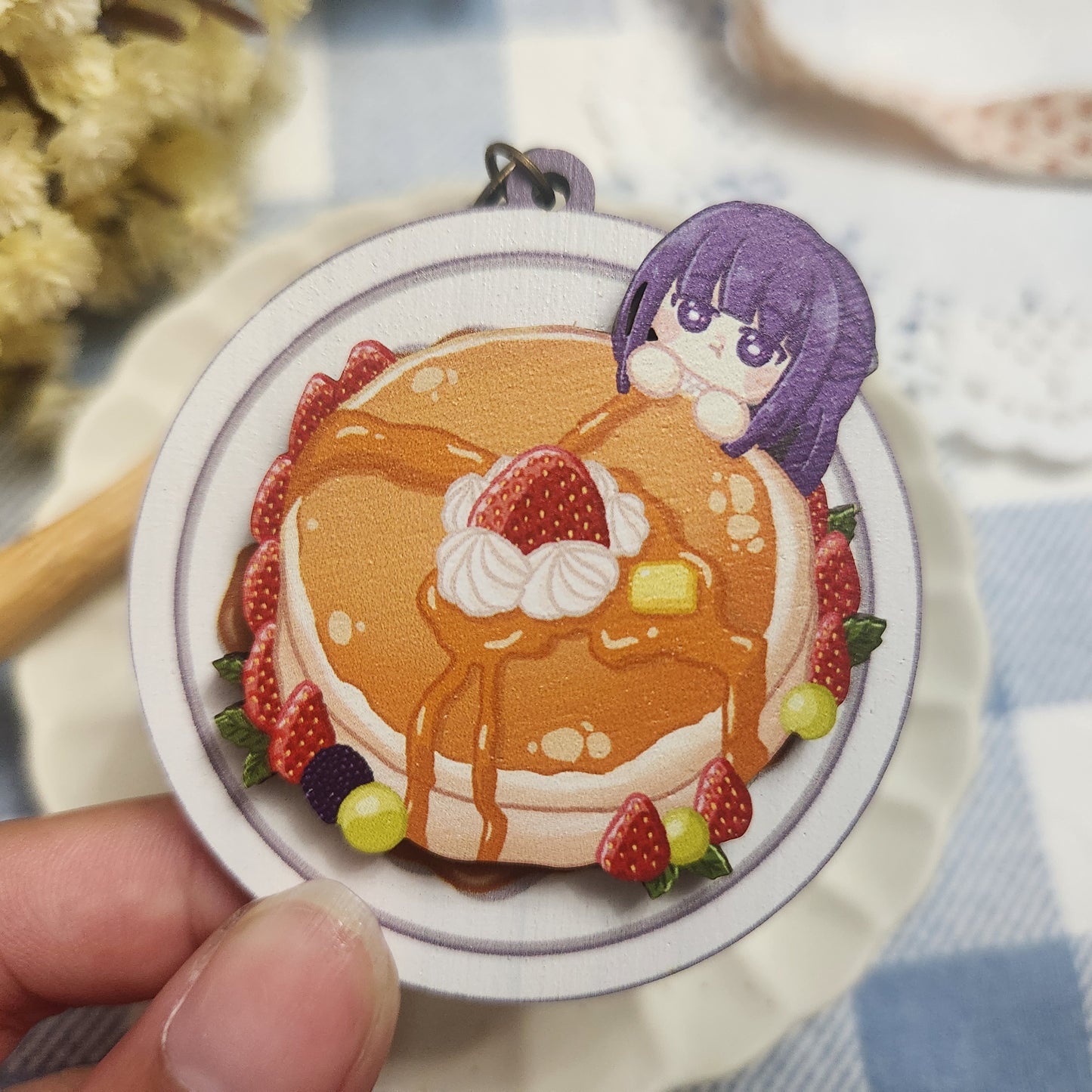 Fern Pancake - Wooden Charm