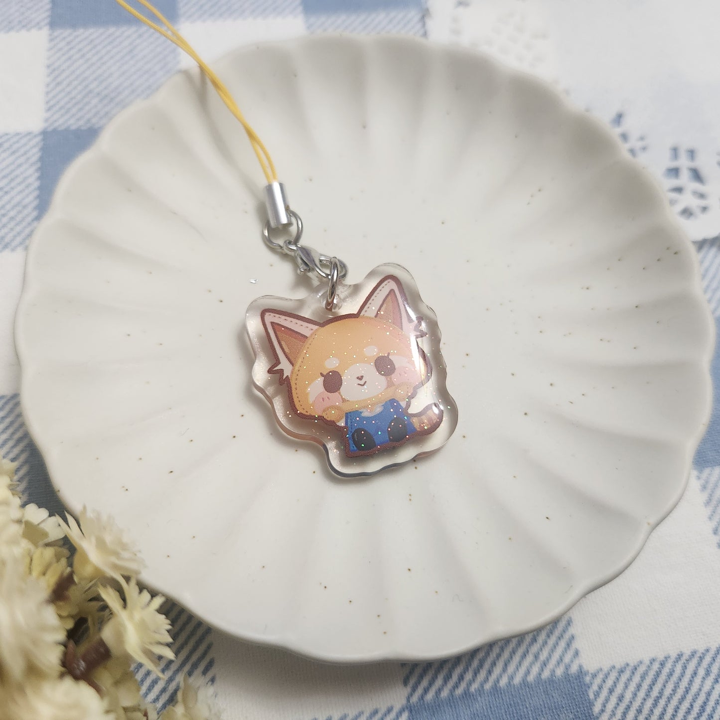 Smol Aggretsuko - Acrylic Charm
