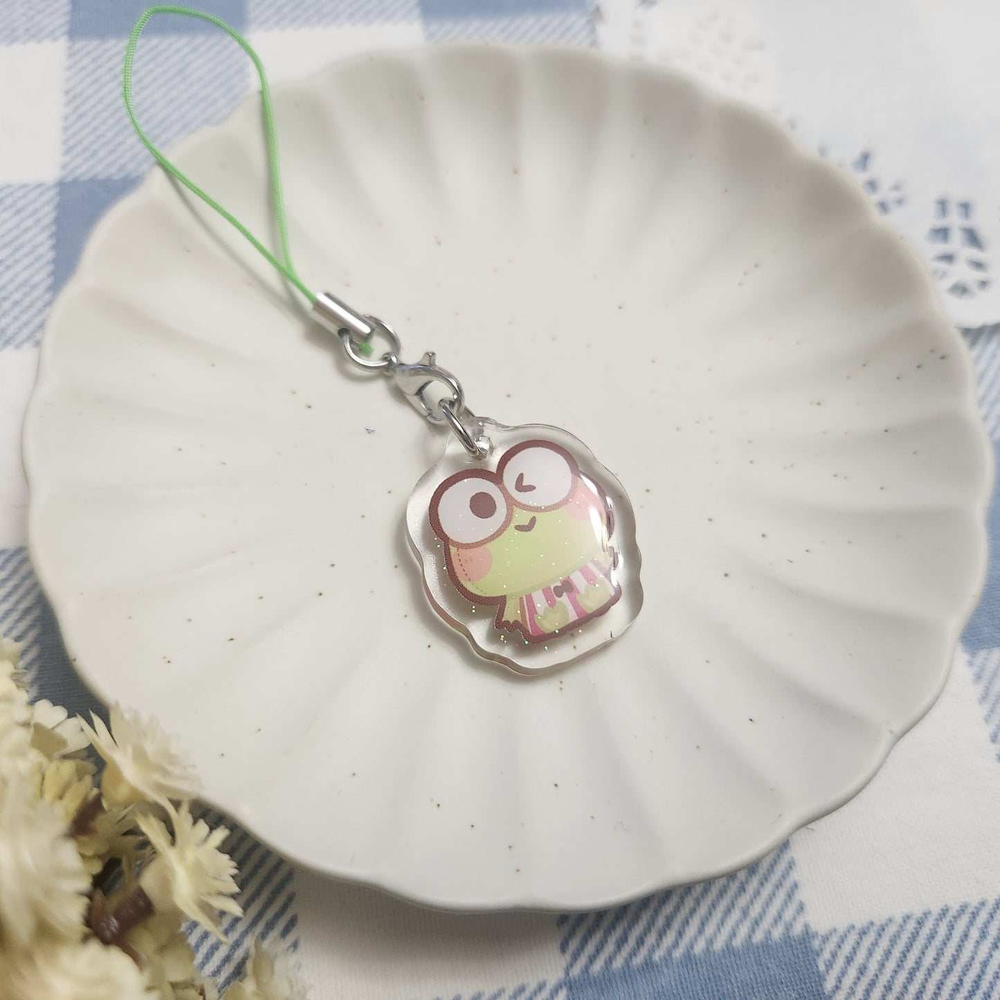 Smol Keroppi - Acrylic Charm