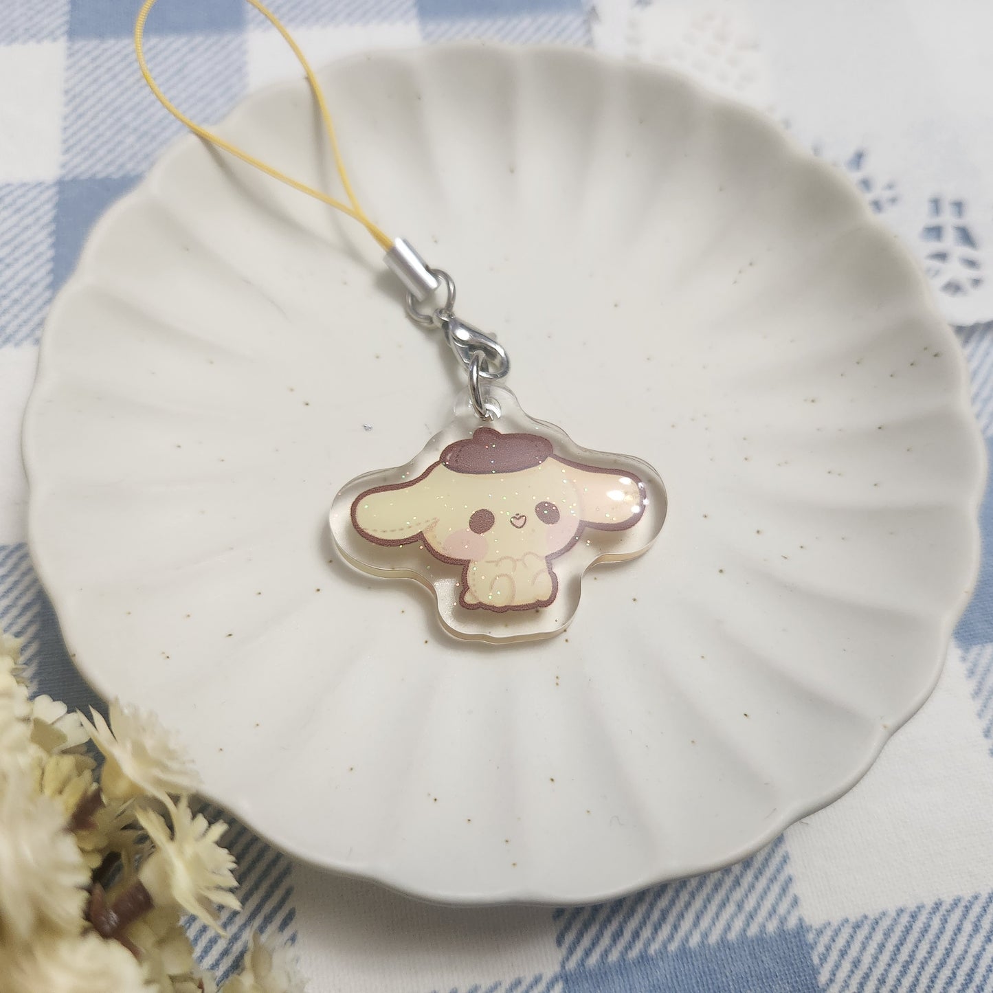 Smol Pompompurin - Acrylic Charm