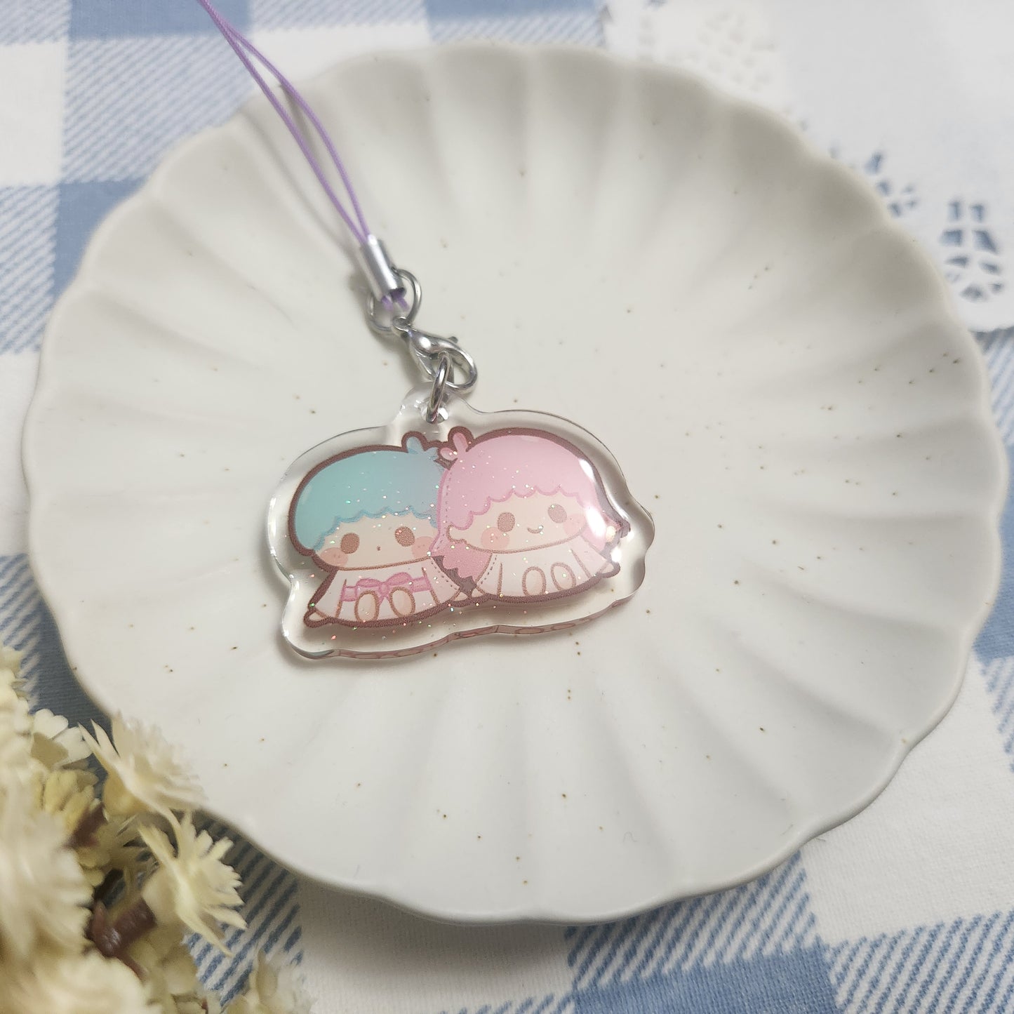 Smol Twin Stars - Acrylic Charm
