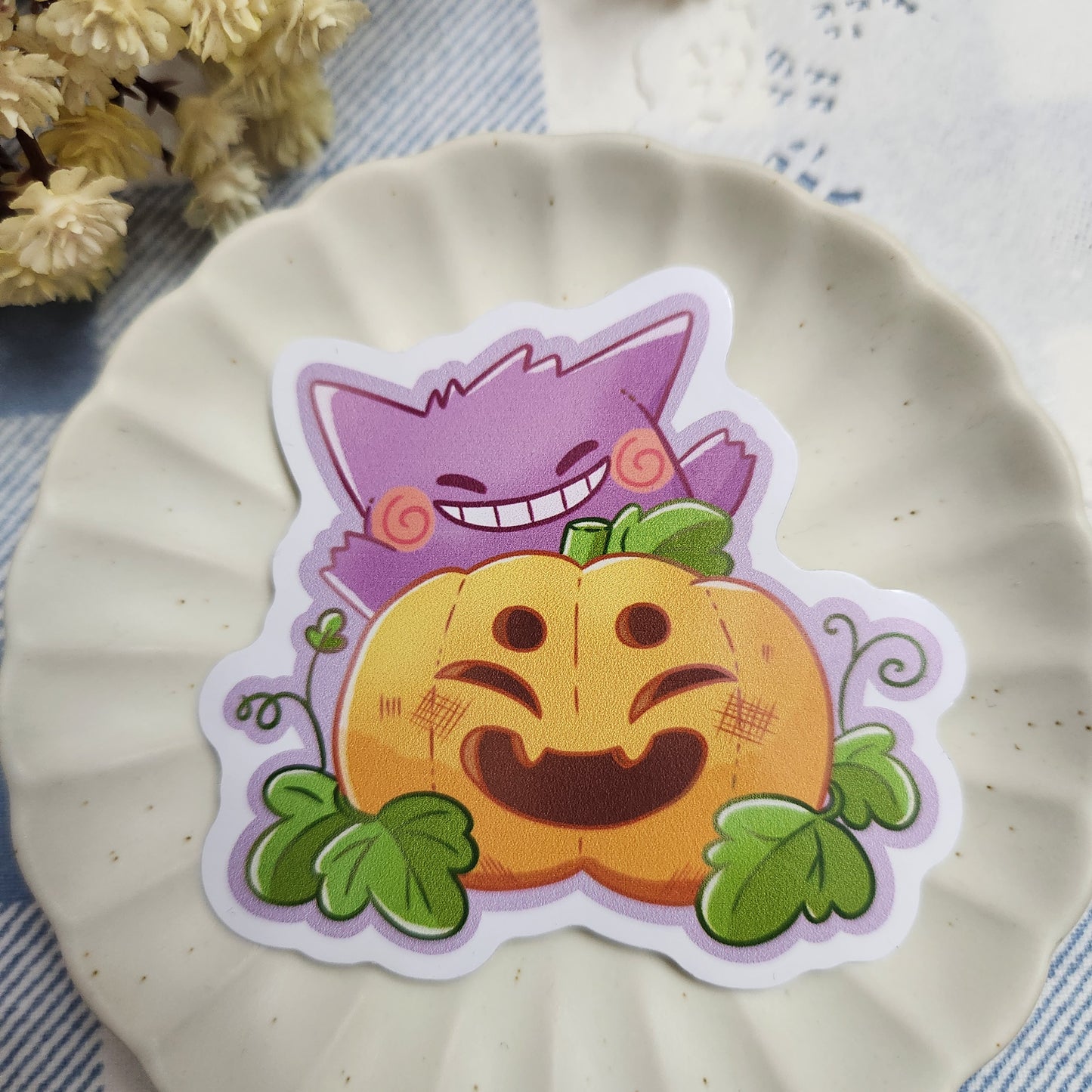 Gengar Pumpkin (Heads Up! Series) - Sticker