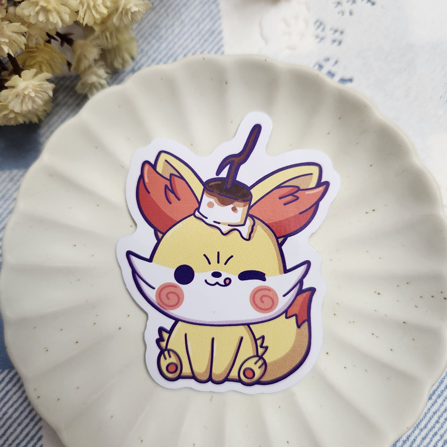 Fennekin (Heads Up! Series) - Sticker