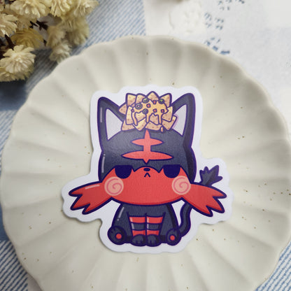 Litten (Heads Up! Series) - Sticker