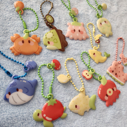 Fruity Ocean Friends Puffy Charms