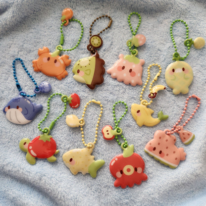 Fruity Ocean Friends Puffy Charms