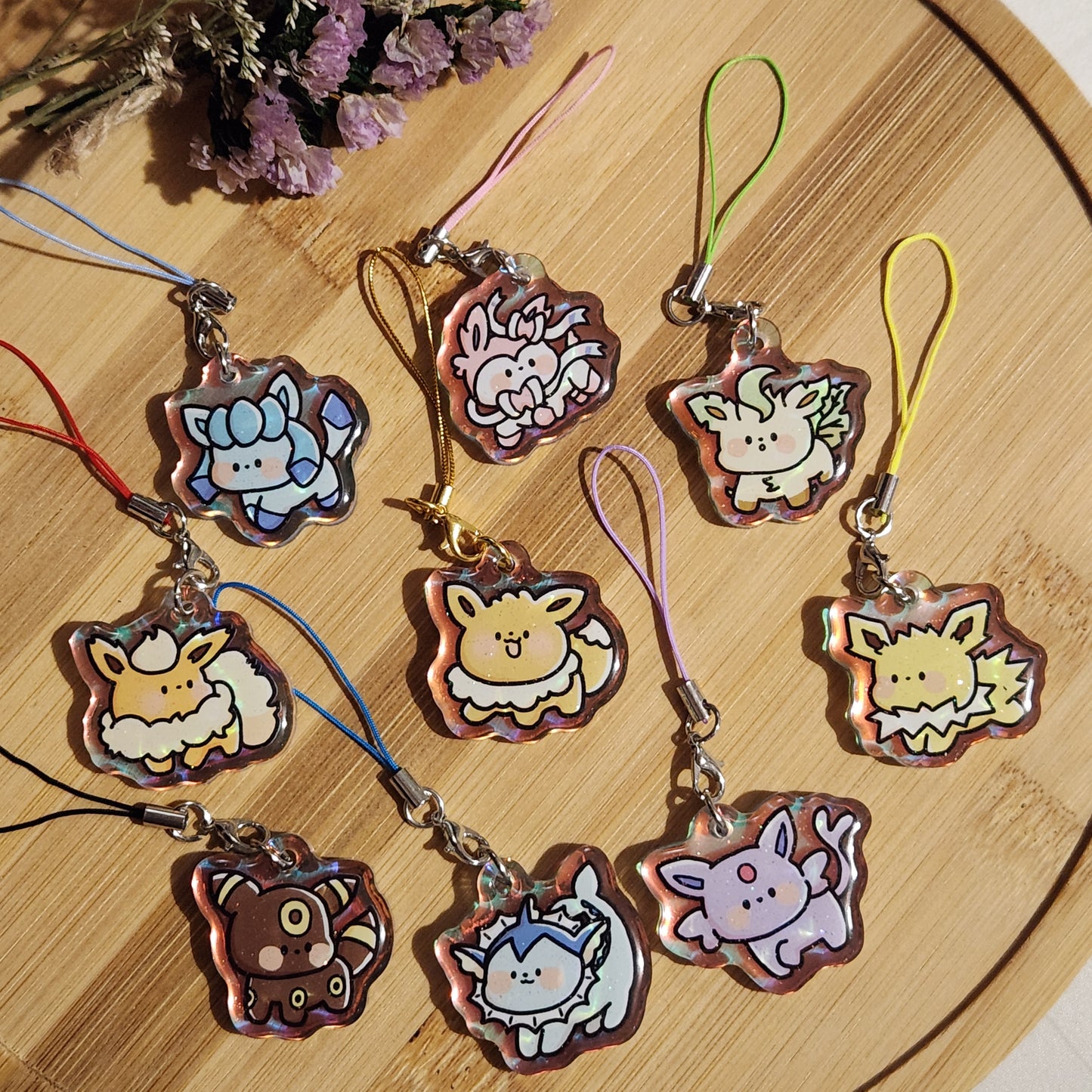 Eeveelutions Acrylic Charm Blind Bag