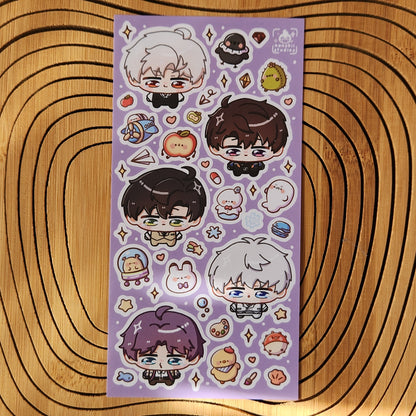 Love & Deepspace Chibi - Sticker Sheet