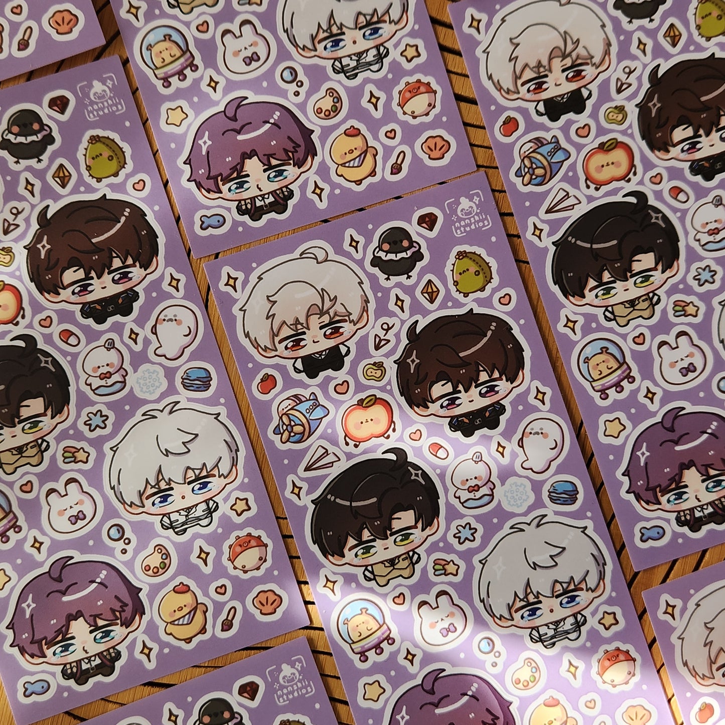 Love & Deepspace Chibi - Sticker Sheet