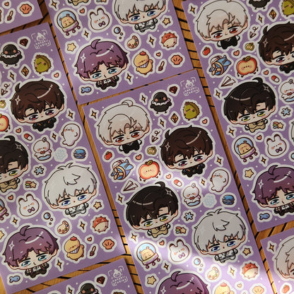Love & Deepspace Chibi - Sticker Sheet