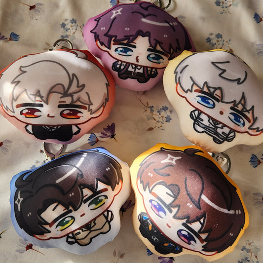 Love & Deepspace Chibi - Pillow Keyring