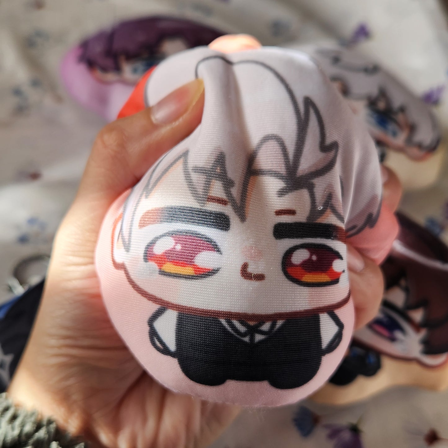 Love & Deepspace Chibi - Pillow Keyring