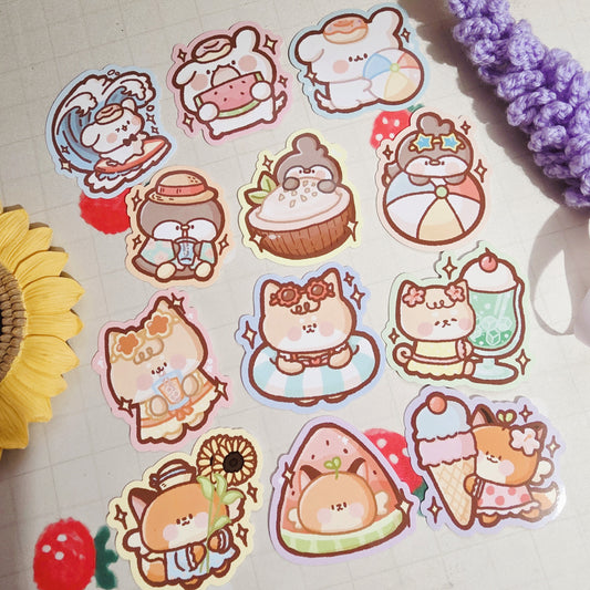Summer Series - Stickers (12 designs)