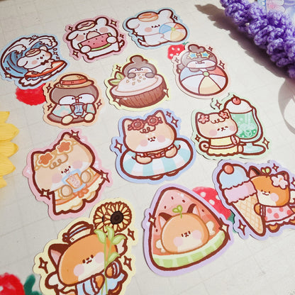 Summer Series - Stickers (12 designs)