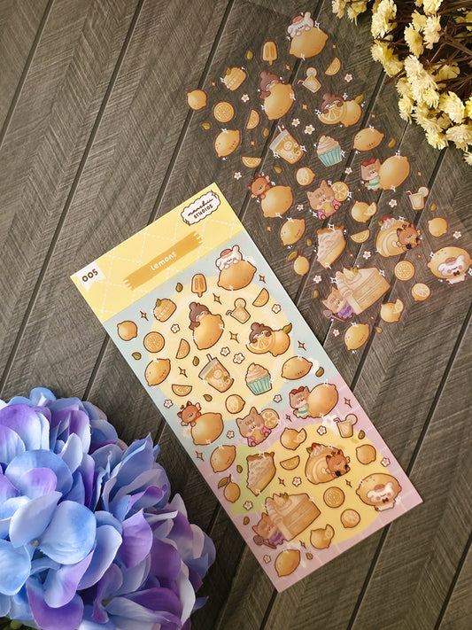005 Lemons - Sticker Sheet