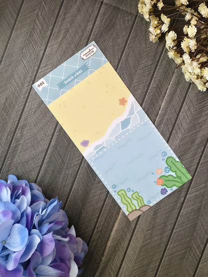 001 Beach Vibes - Sticker Sheet