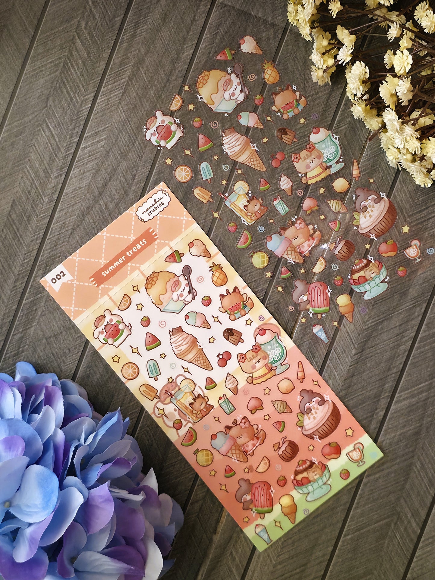 002 Summer Treats - Sticker Sheet