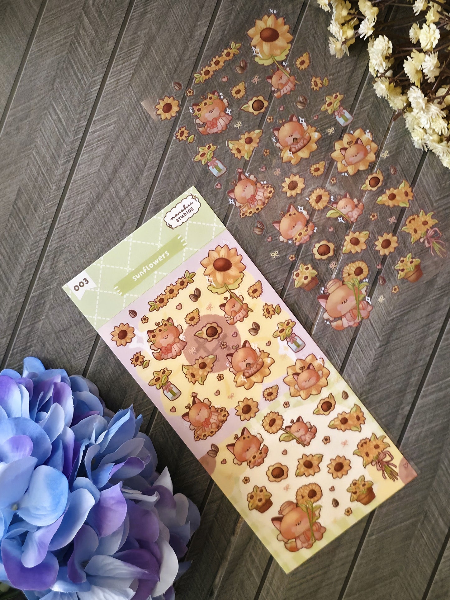 003 Sunflowers - Sticker Sheet