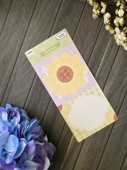 003 Sunflowers - Sticker Sheet