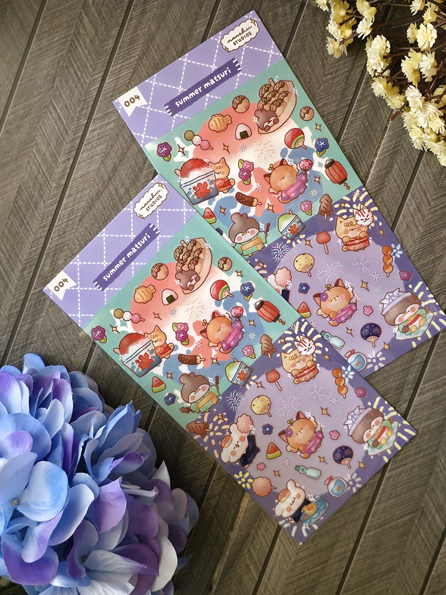 004 Summer Matsuri - Sticker Sheet