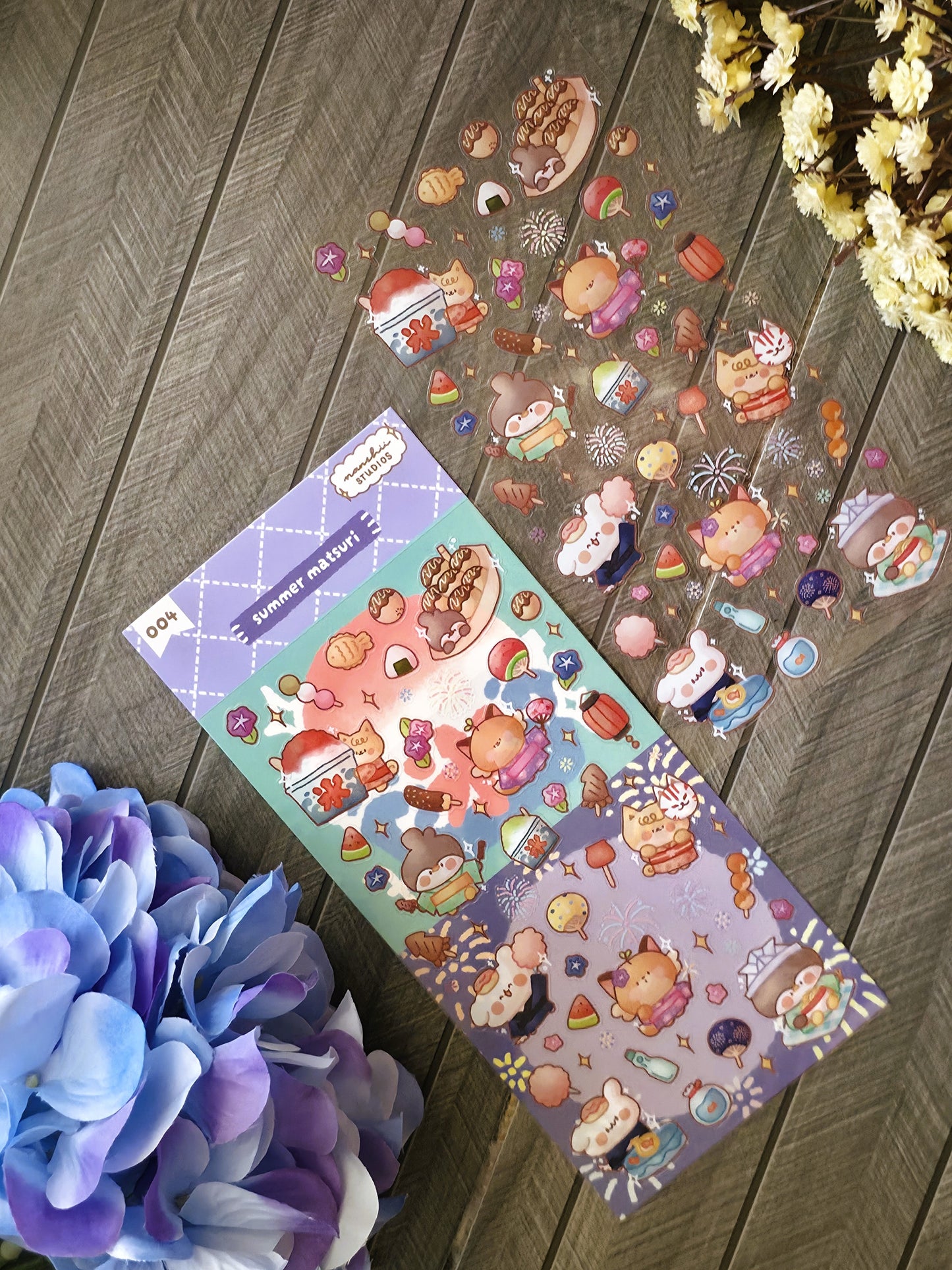 004 Summer Matsuri - Sticker Sheet