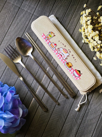 Donut Cutlery Set