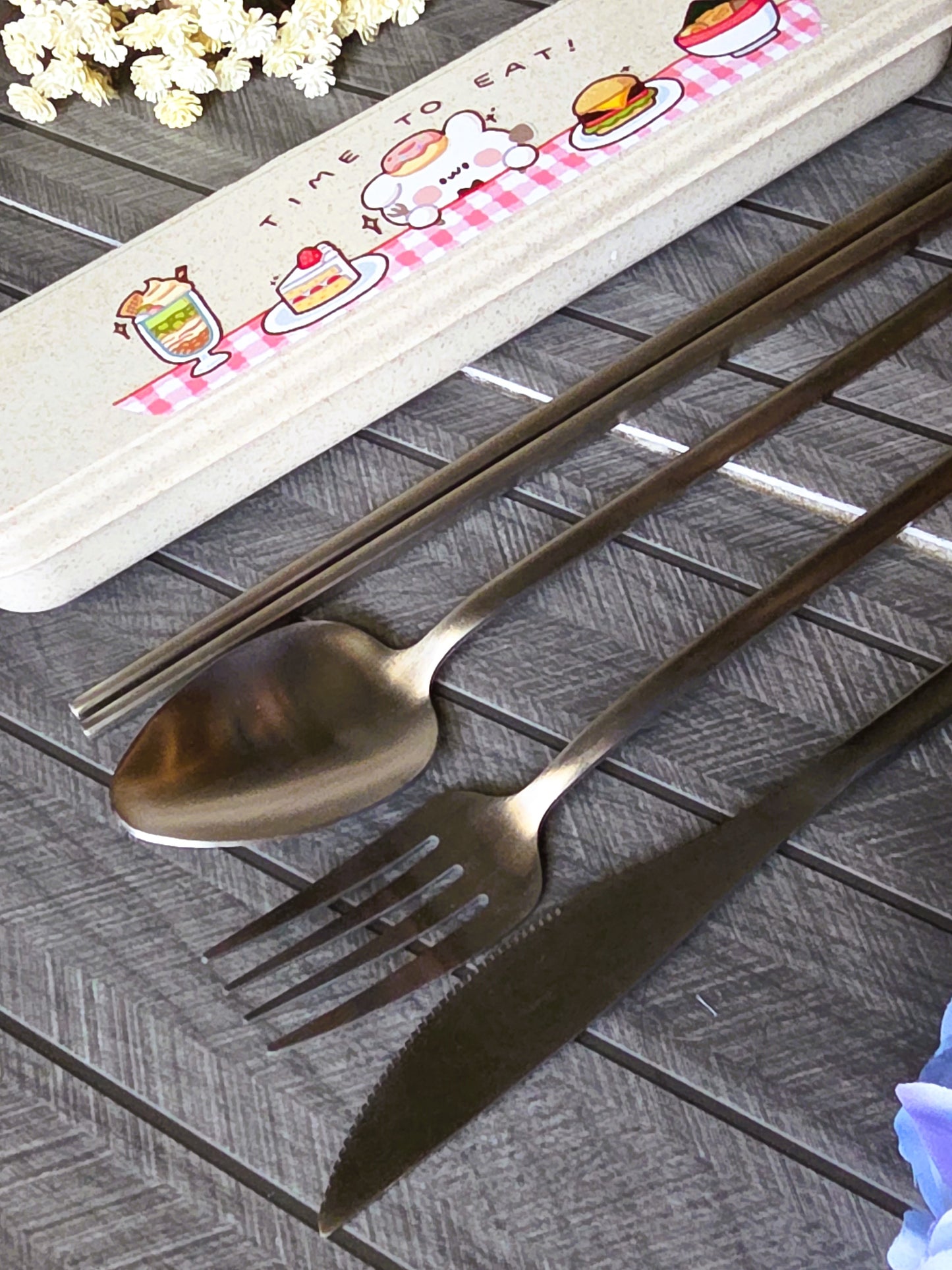 Donut Cutlery Set