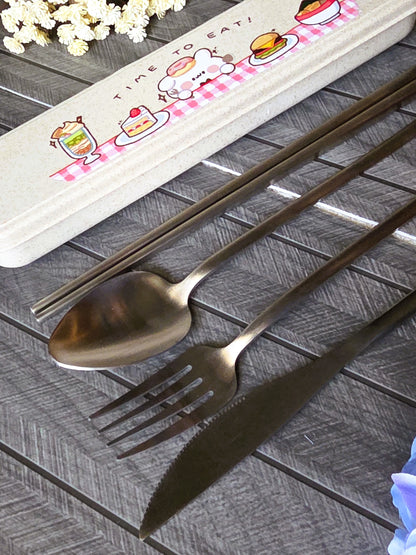 Donut Cutlery Set