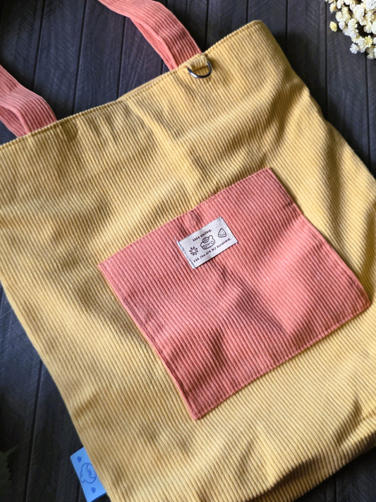 Corduroy Tote Bag