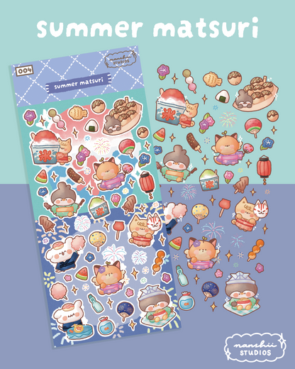 004 Summer Matsuri - Sticker Sheet