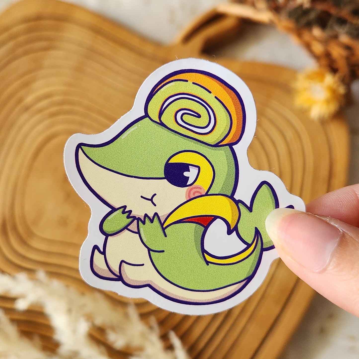 Snivy (Heads Up! Series) - Sticker