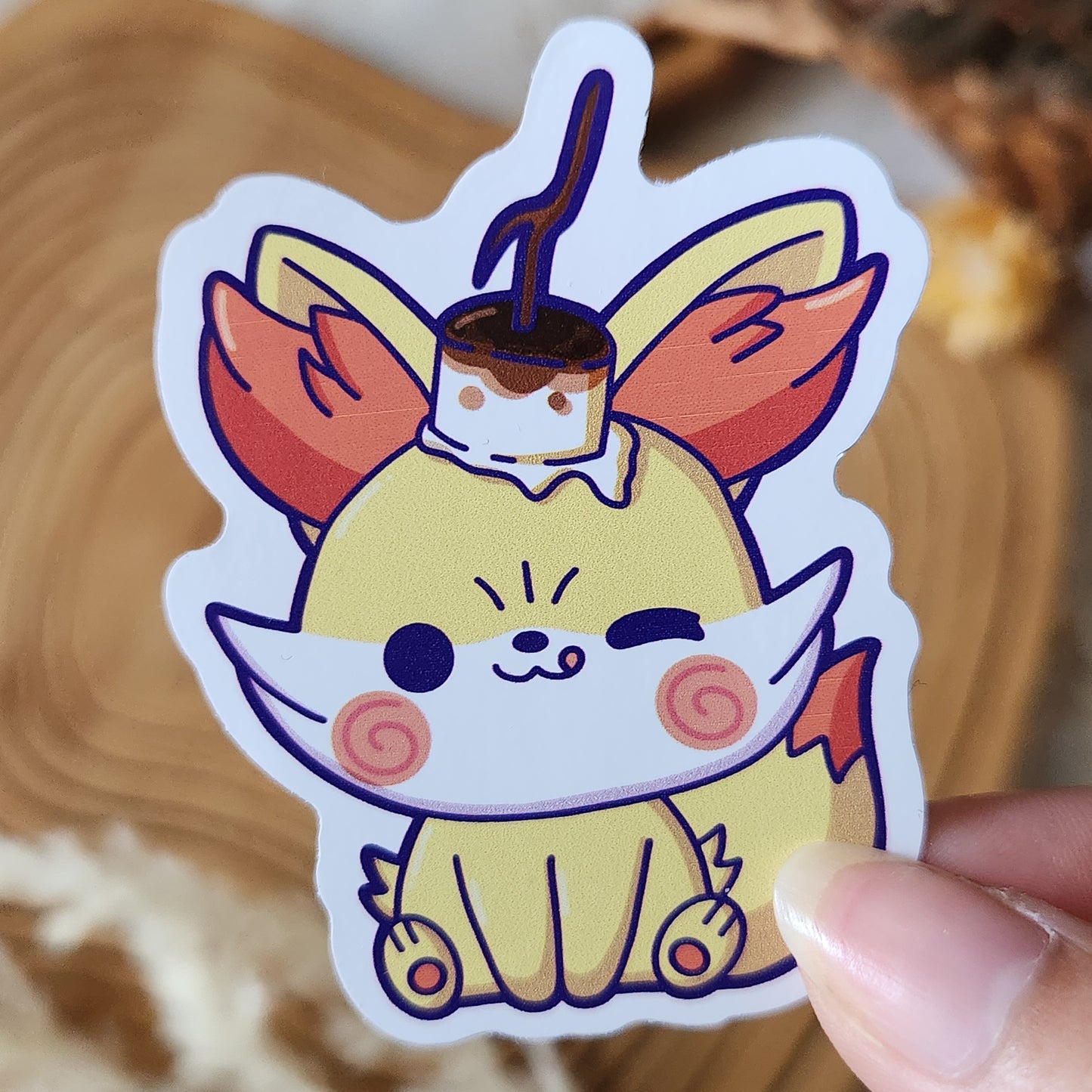 Fennekin (Heads Up! Series) - Sticker