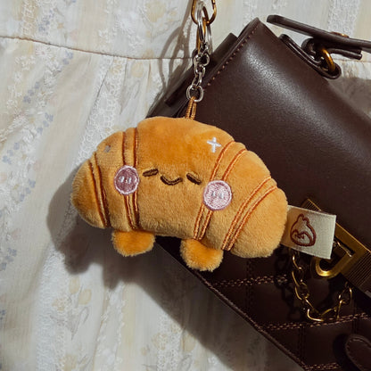 Croissant - Plush Keyring