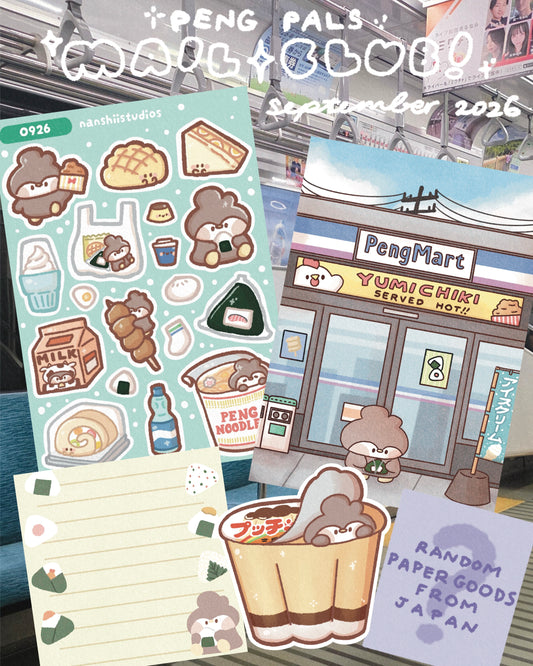 Peng Pals Mail Club - a monthly mail club
