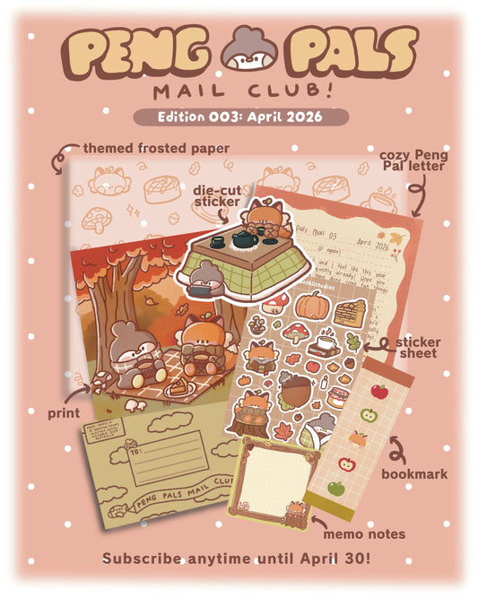 Past Peng Pal Mail Club: April 2026