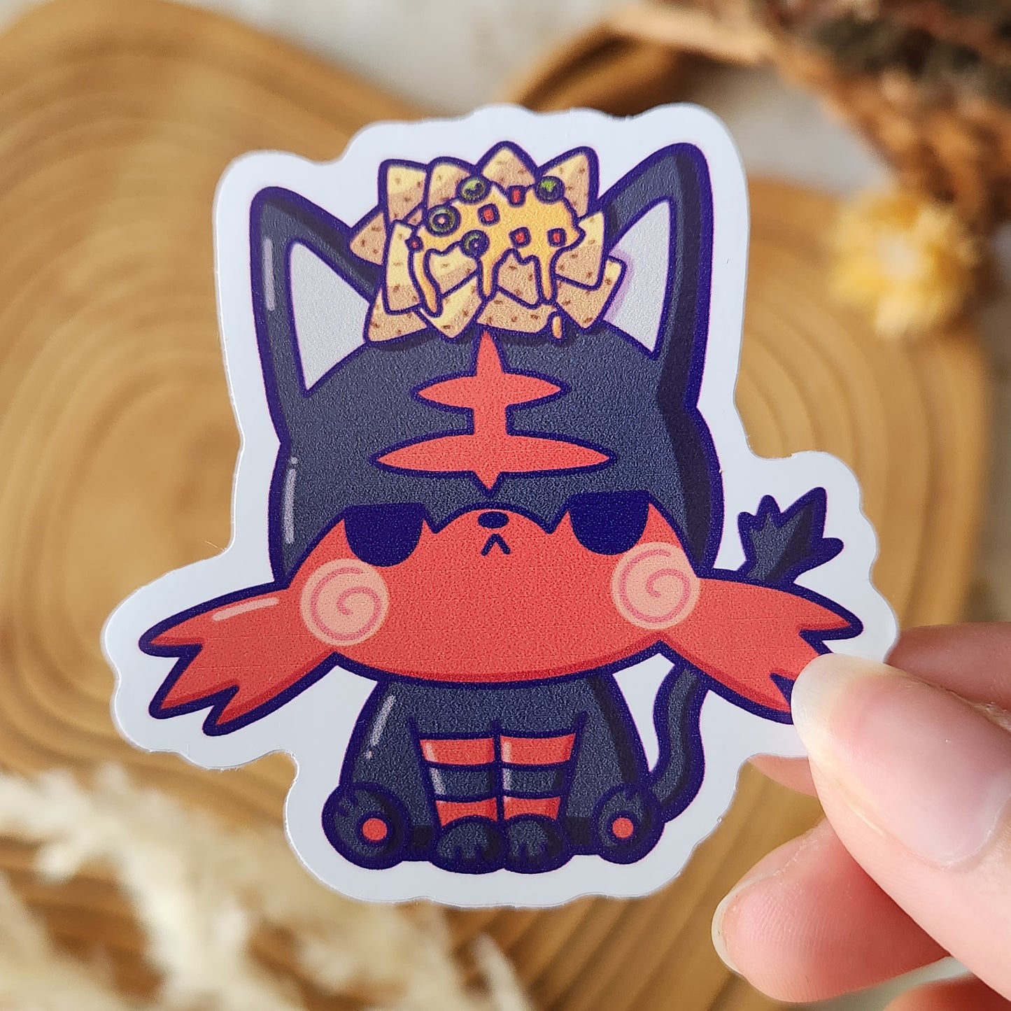 Litten (Heads Up! Series) - Sticker