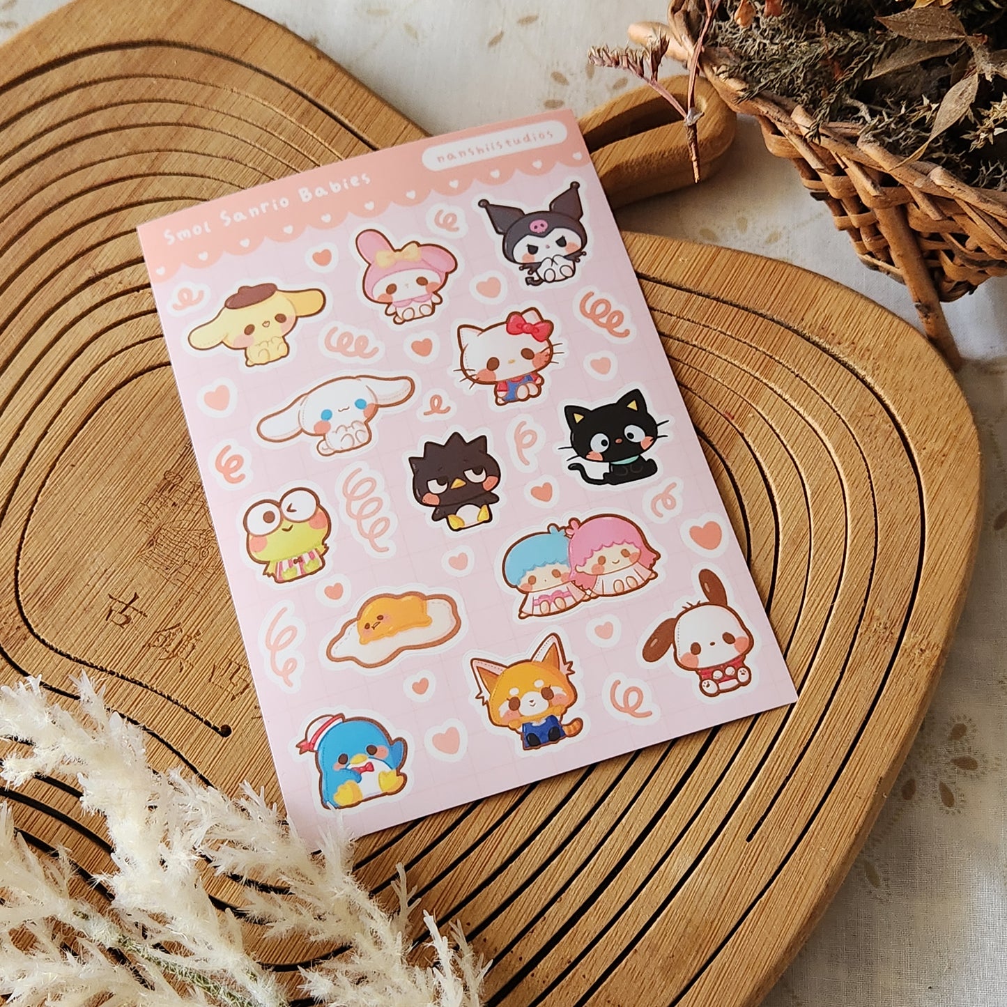 Smol Sanrio Babies - Sticker Sheet