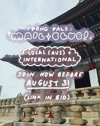 Peng Pals Mail Club - a monthly mail club