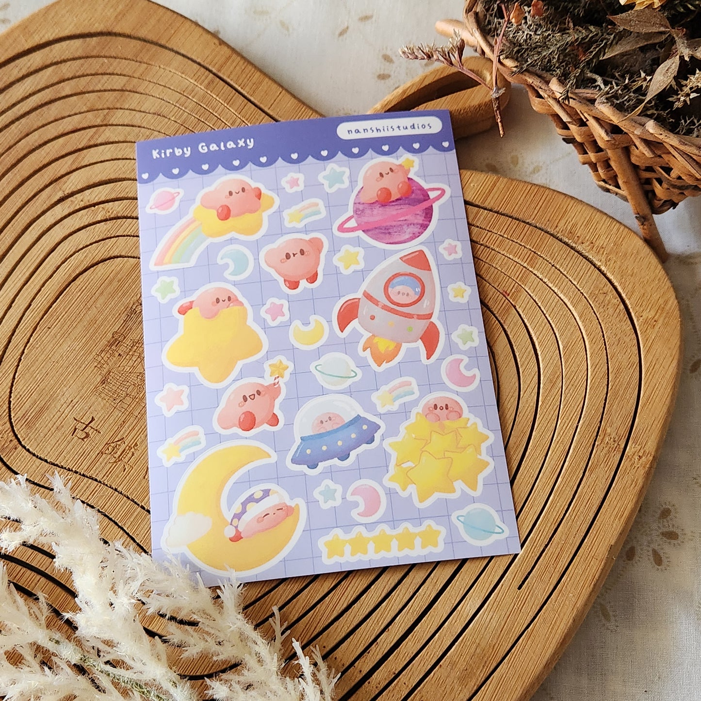 Kirby Galaxy - Sticker Sheet